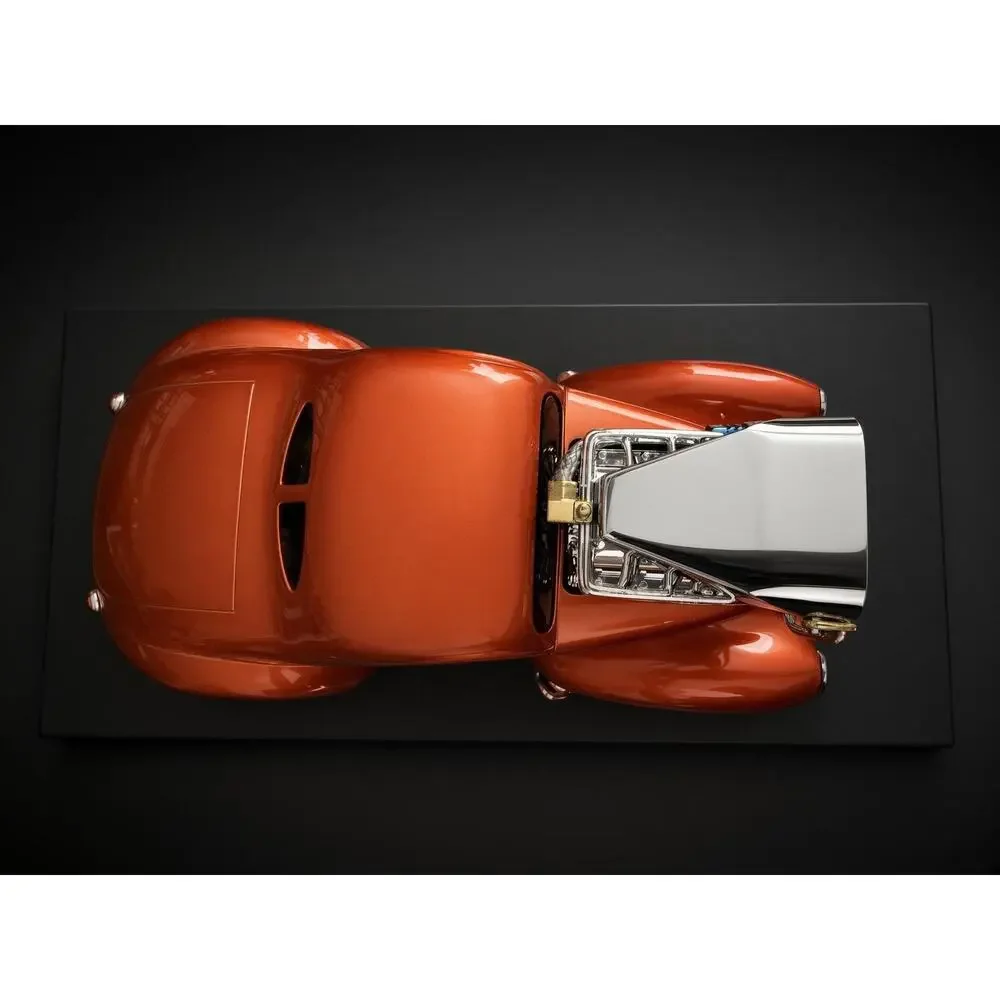 Muscle Machines 1941 Willys Coupe Orange 1:18 Diecast Blown Pro Street Hot Rod